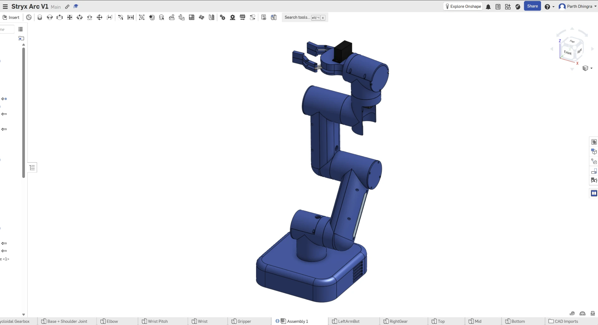 Arm assembly